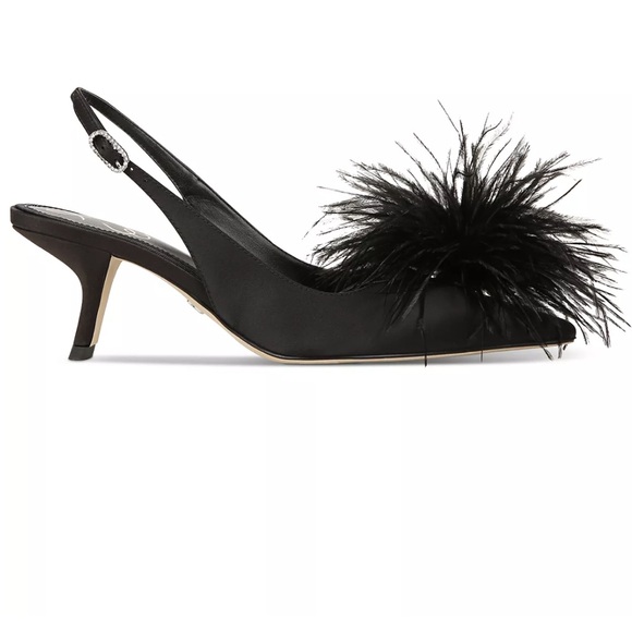 Sam Edelman Shoes - NEW Sam Edelman
Bianca 60MM Feather Pom Slingback Pumps